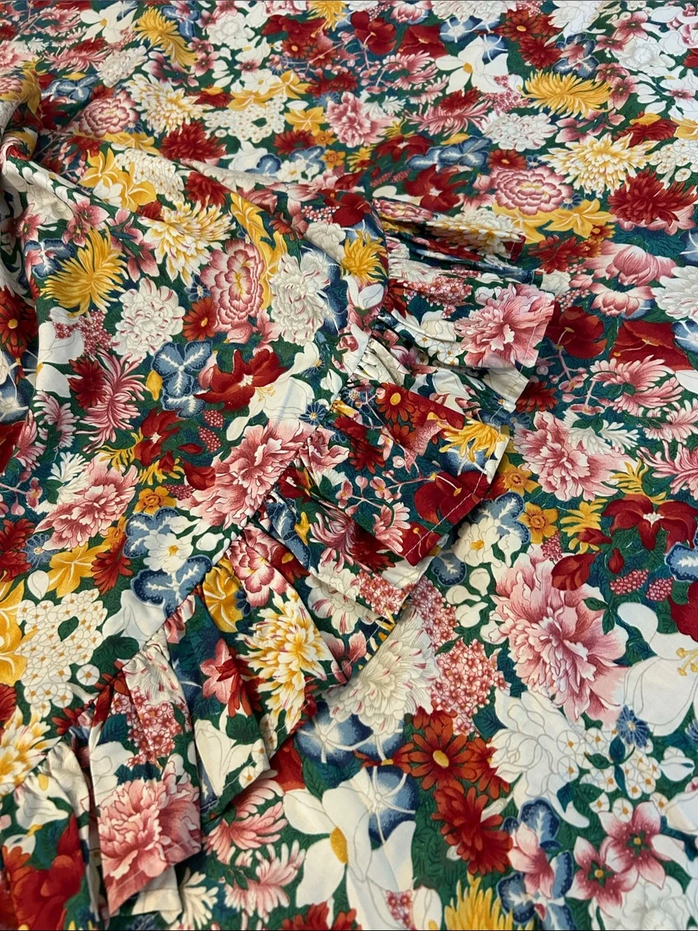 Vintage Ralph Lauren Thousand Flowers King Duvet Cover Rare Like New one Owner